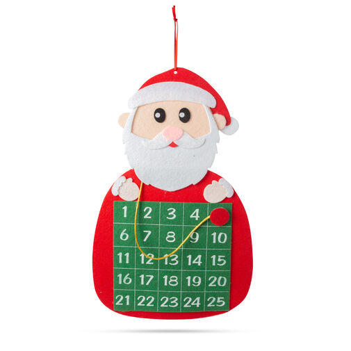 58625A • Karácsonyi adventi naptár - Mikulás - tépőzáras jelölővel