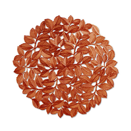 58861C • Tányéralátét - bronz - fémes hatású - kör - PVC - 38 cm