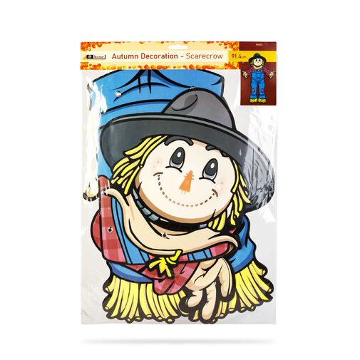 59020 • Őszi dekoráció - Madárijesztő - mozgatható végtagokkal - papír - 91,4 cm