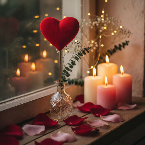 59513 • Leszúrható dekoráció - szív - 60 x 12 x 3 cm