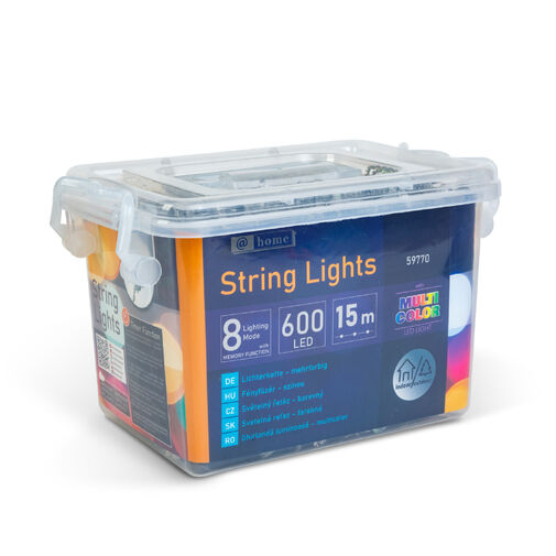 59770 • Fényfüzér - 15 m - 600 LED - 220-240V - 6W - átlátszó kábel
