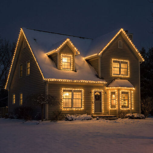 59771W • Fényfüzér - 50 m - melegfehér - 1000 LED - 220-240V - 9W - átlátszó kábel