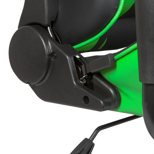 BMD1106GR • Gamer szék - derékpárnával, fejpárnával - zöld