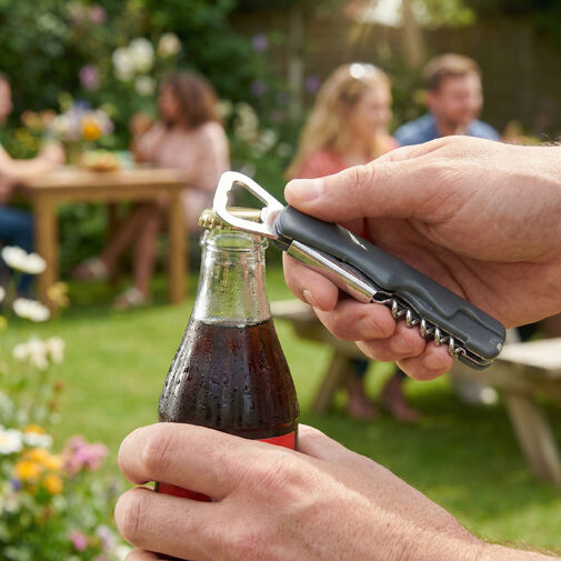 BS40019 • Baker's Secret multifunkciós konyhai nyitó - fém - 13,6 cm