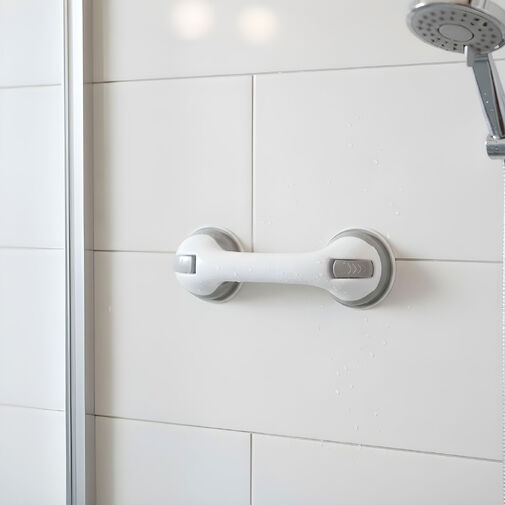 BW3036 • Fürdőszobai kapaszkodó - tapadókorongos - műanyag - fehér - 30 cm